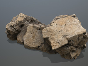Rock Gate Model 3D