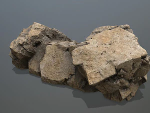 Rock Gate 3D Model