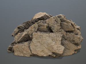 Rock Gate Model 3D