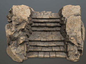 Rock Gate Model 3D