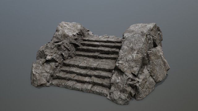 Rock Gate 3D-Modell .c4d .max .obj .3ds .fbx .stl .blend 