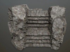 Rock Gate 3D Model