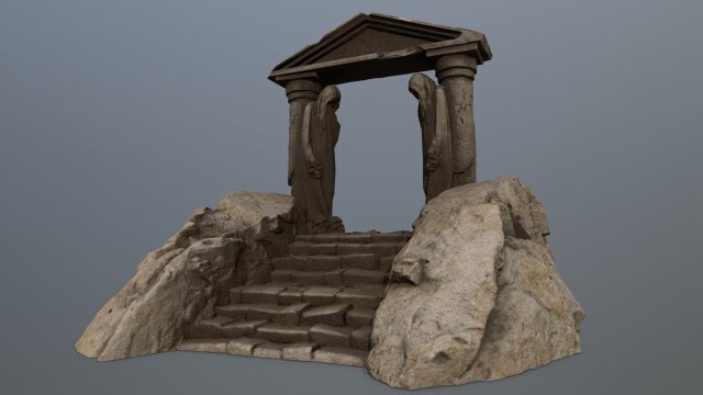 Souls Gate Modèle 3D .c4d .max .obj .3ds .fbx .stl .blend 