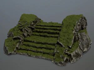 Porta di roccia Modello 3D