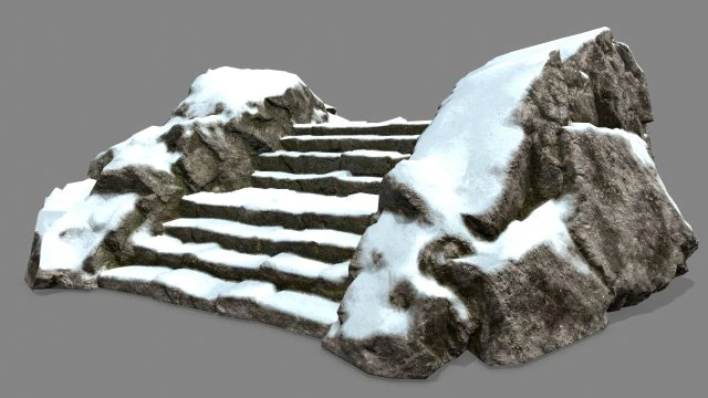Rock Gate 3D Model .c4d .max .obj .3ds .fbx .stl .blend 