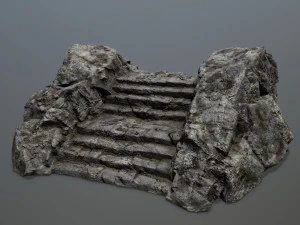 Porta di roccia Modello 3D