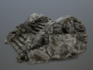 Rock Gate Model 3D