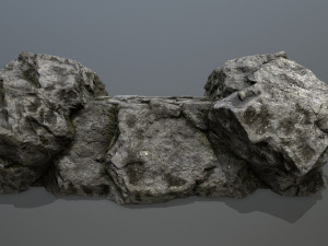 Rock Gate Model 3D