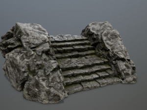 Rock Gate Model 3D