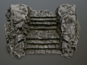Rock Gate Model 3D