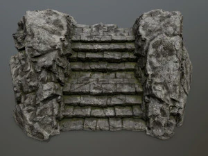 Rock Gate 3D Model