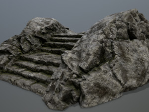 Rock Gate Model 3D