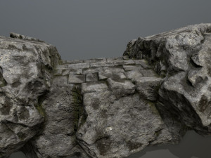 Rock Gate Model 3D