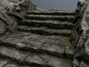 Rock Gate Model 3D