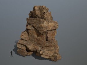 Desert rocks 3D Model