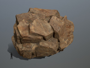 Desert rocks 3D Model