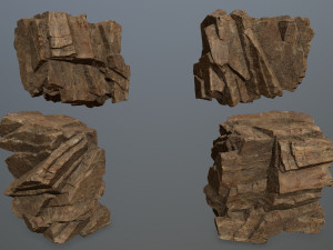 Desert rocks 3D Model
