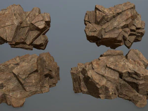 Rocce del deserto Modello 3D