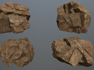Desert rocks 3D Model