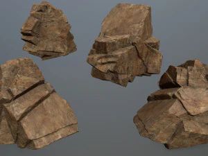 Rocce del deserto Modello 3D