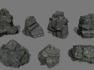 Cliff rocks 3D मॉडल