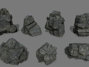 Rocce della scogliera Modello 3D