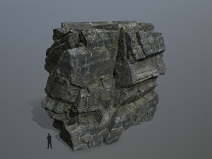 Cliff rocks Modelo 3D
