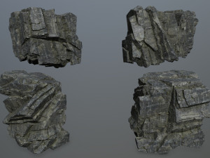 Cliff rocks Modelo 3D