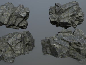 Cliff rocks Modelo 3D