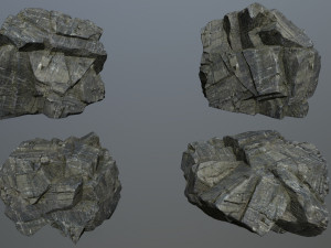 Cliff rocks Modelo 3D