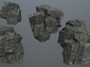 Cliff rocks Modelo 3D