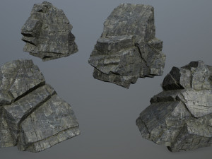 Cliff rocks Modelo 3D