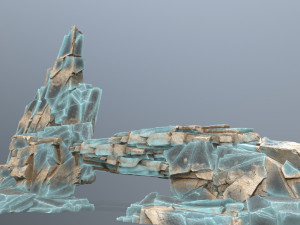 Ice rocks 3D Model