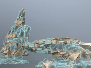 Rochas de gelo Modelo 3D