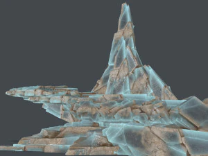Ice rocks 3D Model