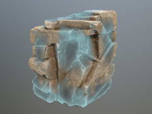 Ice rocks 3D Model