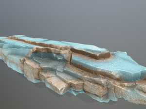 Ice rocks 3D Model