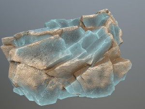 Ice rocks 3D Model