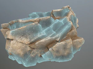Ice rocks 3D Model