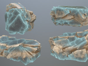 Ice rocks 3D Model