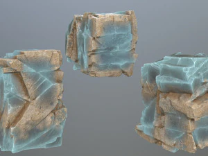 Ice rocks 3D Model