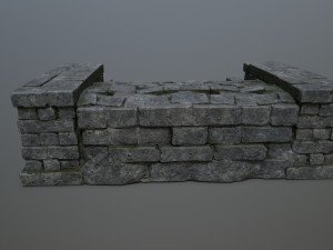 Ruin Stairs Modèle 3D