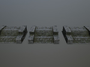 Ruin Stairs Modèle 3D