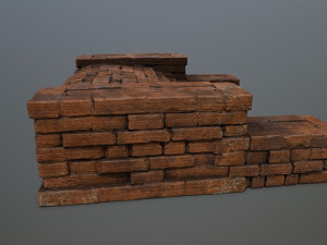 Ruin Stairs 3D 模型