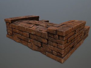 Ruin Stairs 3D 模型