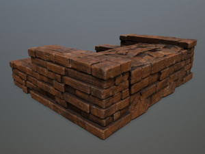 Ruin Stairs 3D 模型