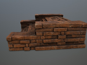 Ruin Stairs 3D 模型