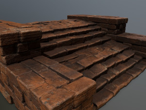 Ruin Stairs 3D 模型