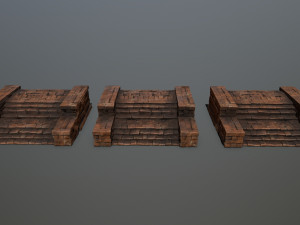 Ruin Stairs 3D 模型