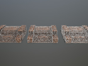 Ruin Stairs 3D 模型